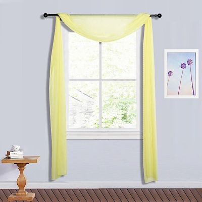 Sheer Organza Curtain Panel Image 1
