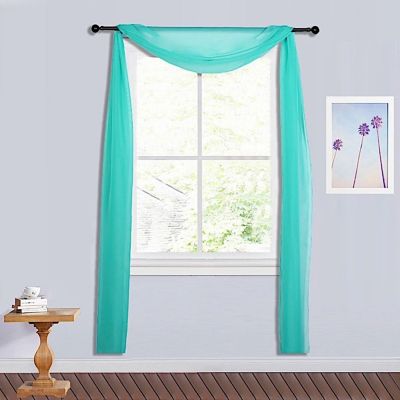 Sheer Organza Curtain Panel Image 1