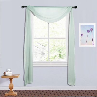 Sheer Organza Curtain Panel Image 1