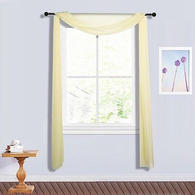 Sheer Organza Curtain Panel Image 1