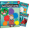 Shell Education 180 Days Social-Emotional Learning, Writing, & Spelling Grade 2: 3-Book Set Image 1