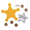 Sheriff Badge Pin Craft Kit - Makes 12 Image 3