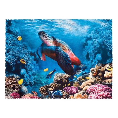 Shimmering Turtle 1000 Piece Wooden Jigsaw Puzzle Image 1
