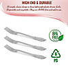 Shiny Baroque Silver Plastic Forks (288 Forks) Image 3