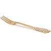 Shiny Metallic Gold Baroque Plastic Cutlery Set - Spoons, Forks and Knives (600 Guests) Image 2