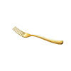 Shiny Metallic Gold Plastic Forks (600 Forks) Image 1