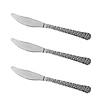 Shiny Metallic Silver Hammered Plastic Knives (1000 Knives) Image 1