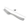 Shiny Metallic Silver Plastic Forks (288 Forks) Image 2