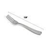 Shiny Metallic Silver Plastic Forks (600 Forks) Image 2