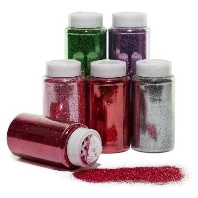 Shiny Reality Reflective Glitter with a Warning - Crystal Green Color Image 1