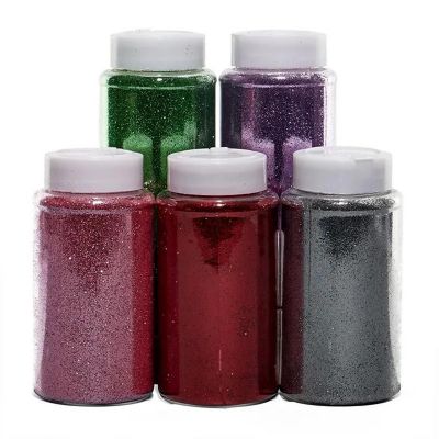 Shiny Reality Reflective Glitter with a Warning - Crystal Green Color Image 2