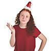 Shiny Santa Hat Headbands - 6 Pc. Image 2