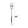 Shiny Silver Moderno Disposable Plastic Dinner Forks (140 Forks) Image 1