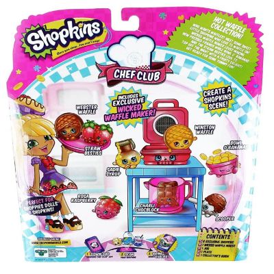 Shopkins Season 6 Chef Club Themed Set Waffle Image 1