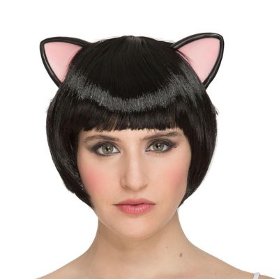 Short Kitty Adult Costume Wig Image 1