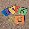 Sidewalk Chalk Number Stencils Image 1
