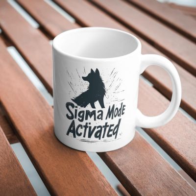 Sigma Mode Activated Mug by Dancing Littles Jungle Image 2