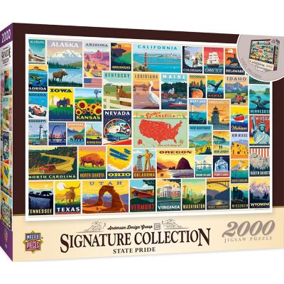 Signature Collection - State Pride 2000 Piece Jigsaw Puzzle Image 1
