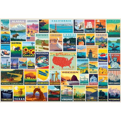 Signature Collection - State Pride 2000 Piece Jigsaw Puzzle Image 2