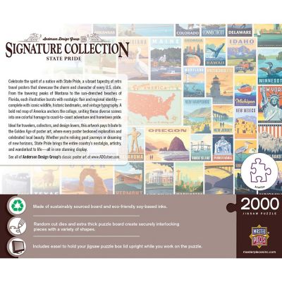 Signature Collection - State Pride 2000 Piece Jigsaw Puzzle Image 3