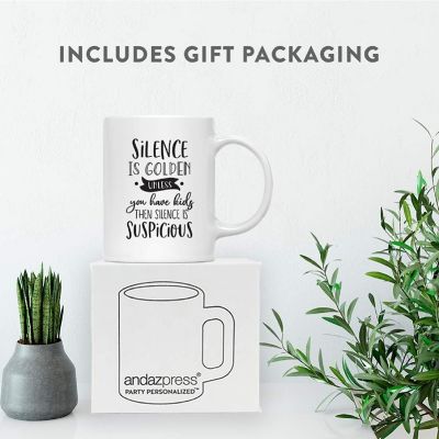 Silence Is Suspicious Mom Ceramic Mug Image 2