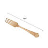 Silhouette Birch Wood Eco Friendly Disposable Dinner Forks (175 Forks) Image 2