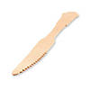 Silhouette Birch Wood Eco Friendly Disposable Dinner Knives (175 Knives) Image 1