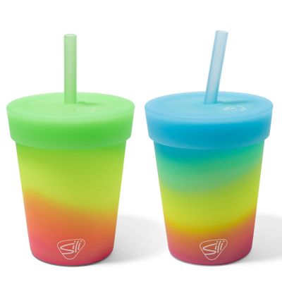 Silipint: Kids Straw Tumblers 8Oz: 2 Pack Image 1