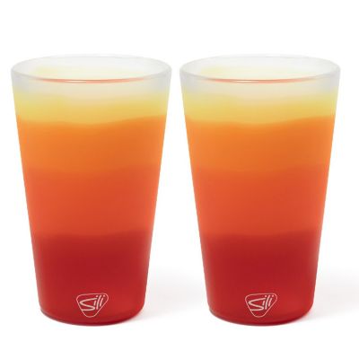 Silipint: Silicone Pint Glasses: 2 Pk - Marigold Image 1