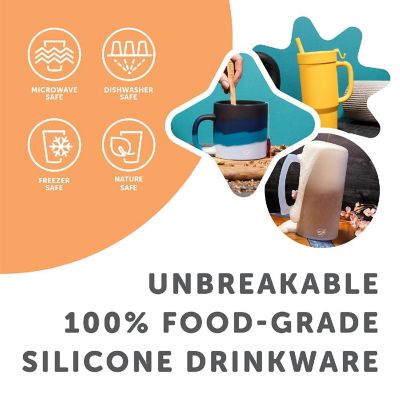Silipint: Silicone Pint Glasses: 2 Pk - Marigold Image 2