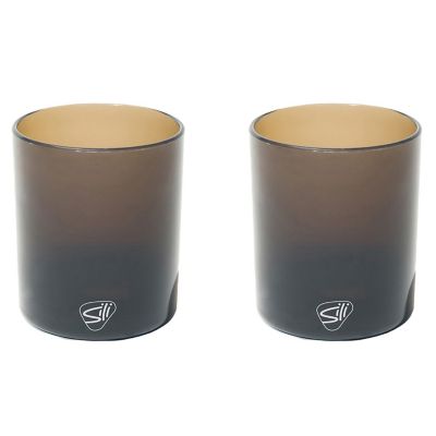 Silipint: Silicone Rocks Glasses 12Oz: 2 Pk - Smoke Image 1