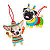 Silly Fiesta Animal Ornament Foam Craft Kit - Makes 12 Image 1