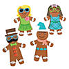 Silly Gingerbread Magnet Craft Kit - Makes 12 Image 1