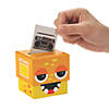 Silly Monster Face Self-Checking 2D Cardboard Shape-Sorting Cards Game Image 1