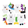 Silly Polar Bear Magnet Craft Kit - Makes 12 Image 1