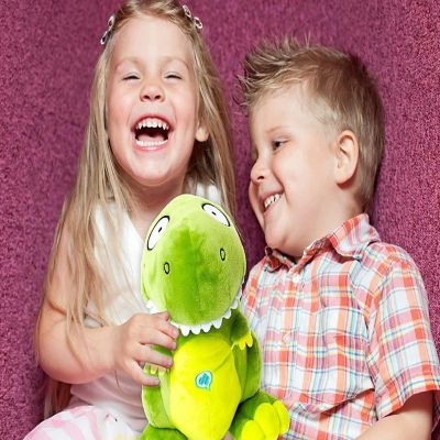 Silly Sounds Plush Talking Dinosaur T-Rex Burps Farts Roars 10" Interactive Mighty Mojo Image 1