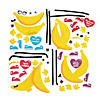 Silly Valentine Banana Ornament Craft Kit - Makes 12 Image 1