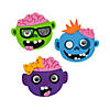 Silly Zombie Halloween Magnet Craft Kit - Makes 12 Image 1