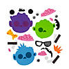 Silly Zombie Halloween Magnet Craft Kit - Makes 12 Image 1