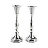 Silver Candle Holder Set - 2 Pc. Image 1
