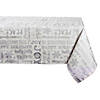 Silver Christmas Collage Tablecloth 60X84 Image 1