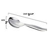 Silver Disposable Plastic Serving Spoons (85 Spoons) Image 2
