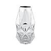 Silver Geometric Vase Image 1