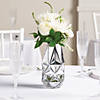 Silver Geometric Vase Image 1