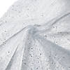 Silver Glitter Fabric Roll Image 1