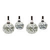 Silver Mercury Ball Ornament (Set Of 4) 3"D, 4"D Glass Image 2
