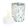 Silver Mercury Glass Votive Candle Holders with Battery-Operated Candles - 24 Pc. Image 1