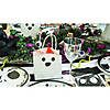 Silver Metallic Plastic Wine Glasses - 12 Ct. Image 1