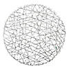 Silver Metallic String Charger Placemats - 6 Pc. Image 1