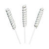 Silver Mini Twisty Lollipops - 24 Pc. Image 1